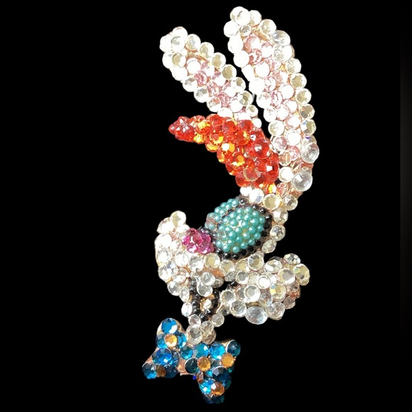 1987 Wendy Gell Roger Rabbit
Swarovski Crystal Brooch (t65) - Picture 7 of 7